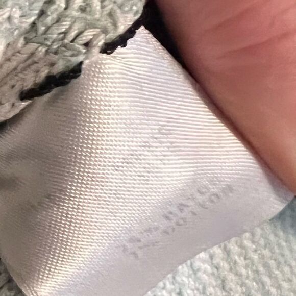 St. John 60’s style  Mod sweater teal black with emblem EUC Knit banded pullover - Picture 6 of 8